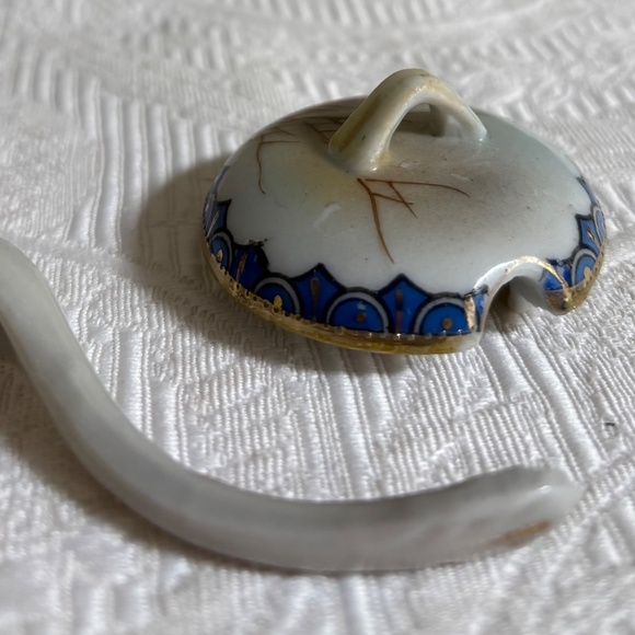 Mustard Pot with Spoon, Japan - Picture 3 of 4